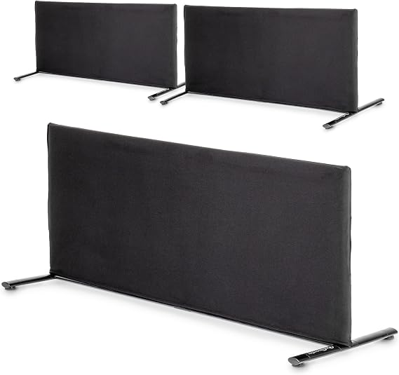 GoSports Pickleball Ball Barrier 3 Pack - Choose Brandable or Pre-Branded - Court Dividers for Pickleball Courts