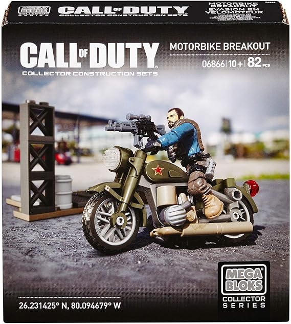 Mega Bloks Call Of Duty Motorbike Breakout