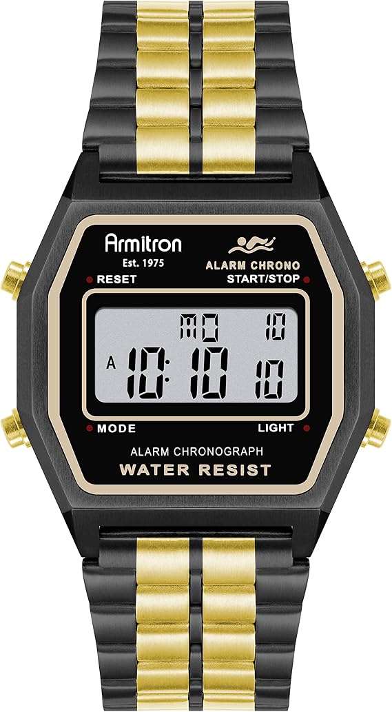Armitron Sport Retro Digital Chronograph Bracelet Watch 40/8474