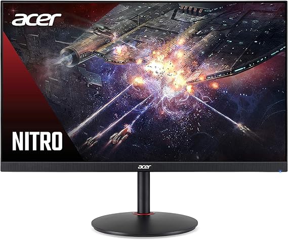 acer Nitro XV272U Pbmiiprzx 27" WQHD (2560 x 1440) IPS G-SYNC Compatible Monitor, 144Hz, 1ms VRB, VESA Certified DisplayHDR400, DCI-P3, Delta E<2