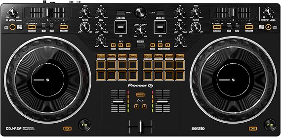 Pioneer DJ DDJ-REV1 2-deck Serato DJ Controller, Black