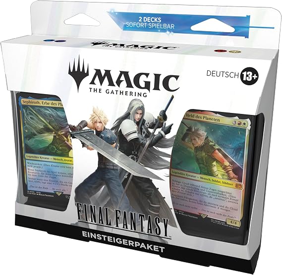 Magic: The Gathering Final Fantasy Starter Pack - Learn Magic with 2 Ready-to-Play Decks (German Version)
