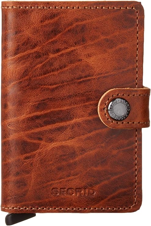 Secrid Miniwallet Dutch Martin MDM-Whiskey Geldbörse aus Leder Farbe: Braun für 4 Karten mit oder 6 Karten ohne Prägung Maße: 102 x 65 x 21 cm MDM-Whiskey