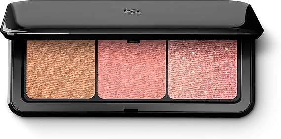 Kiko Milano KIKO Milano Multi Finish Trio Blush & Bronzlaştırıcı Palet 01 | Yüz Paleti, 1 Bronzlaştırıcı ve 2 Allık Mat ve Metalik Kaplama