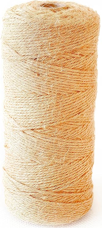 2MM Natural Jute Twine String 600Ft Brown Durable Jute Rope, Used for Hand Crochet, Climbing Plant, Gardening Flowers, Home Decorations, Art Crafts Gift Packaging, Weddings, Christmas