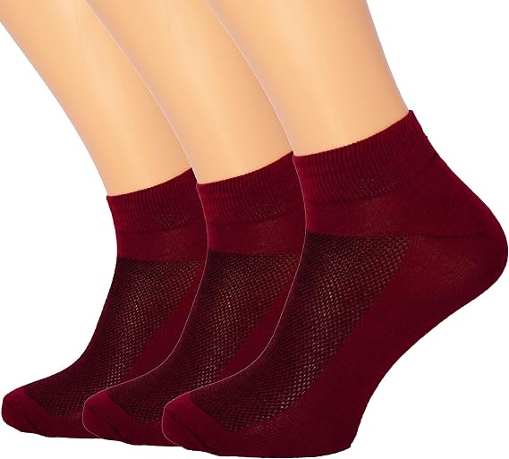 RONDO 3 Pack Thin Ankle Socks - Unisex Ultra Thin Breathable Athletic Socks - Low Cut Running Ankle Socks - Thin Cotton Socks
