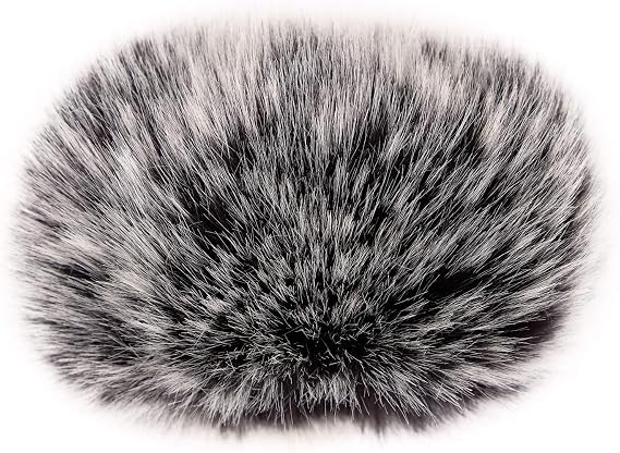 Wind Muff Windscreen Compatible with Zoom H1,Mic Windscreen Wind Cover Compatible with Zoom H1 H1n Recorder Mic and More,ChromLives Furry Microphone Windscreen 2.5"X 40mm (LxD) for Outdoor/Indoor Use