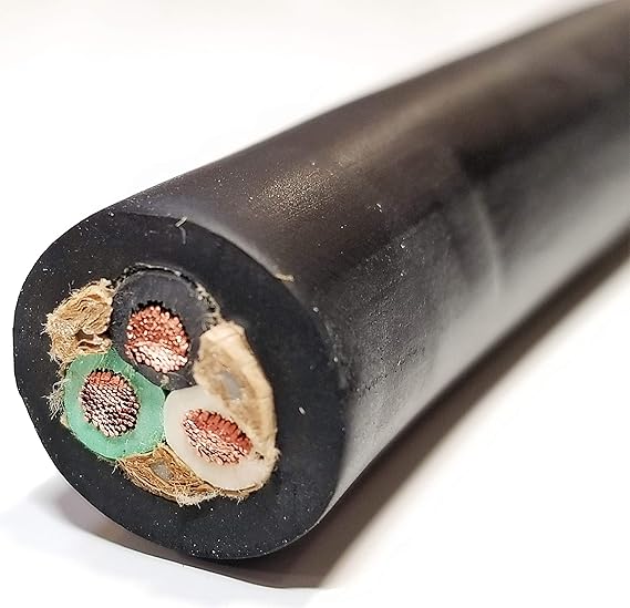 SOOW 10/3 Bulk Cable - SOOW Jacket, 30 Amps, 3 Wire, 600v - Water and Oil Resistant (10)