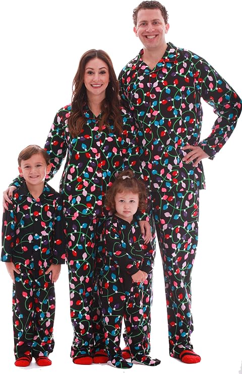 #followme Matching Christmas Pajamas for Family and Couples