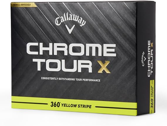 Callaway Prior Generation Chrome Tour X 360 Stripe Golf Balls