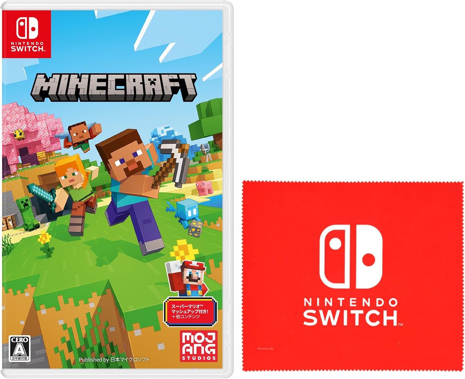 Minecraft Minecraft - Switch original microfiber cloth included