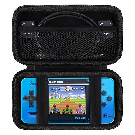 Canboc Carrying Case for WELLSTG Handheld Game for Kids, Black (Case Only)