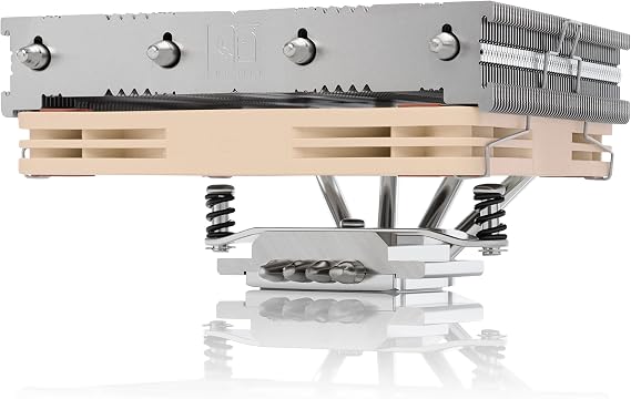 Noctua NH-L12S, Quiet High-Performance Low-Profile CPU Cooler | 70mm Height, ITX SFF Low-Noise Cooling, 4 Heatpipes, For Intel & AMD, 120mm Slim Fan, Rich Accessory Kit