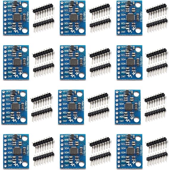 12-Pack GY-521 MPU-6050 6-Axis Accelerometer Gyroscope
