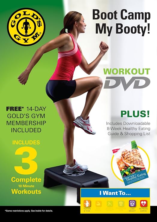 Gold's Gym Boot Camp My Booty Workout DVD