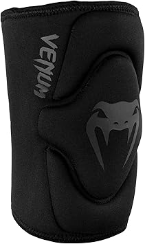 Venum Kontact Gel Knee Pad - Black/Black, Medium/Large
