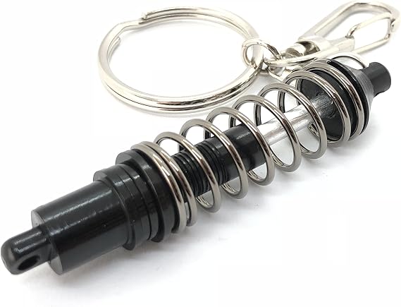 GT//Rotors Suspension Spring Shock Absorber Keychain Automotive Part Car Gift Key Chain Ring