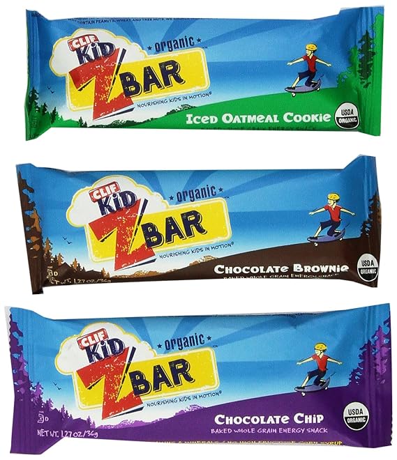 CLIF Kids Zbar Variety Pack, 1.27 oz, 36 Count