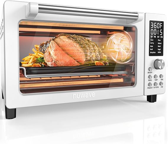 Nuwave Bravo Pro Smart Air Fryer Toaster Oven Countertop Combo