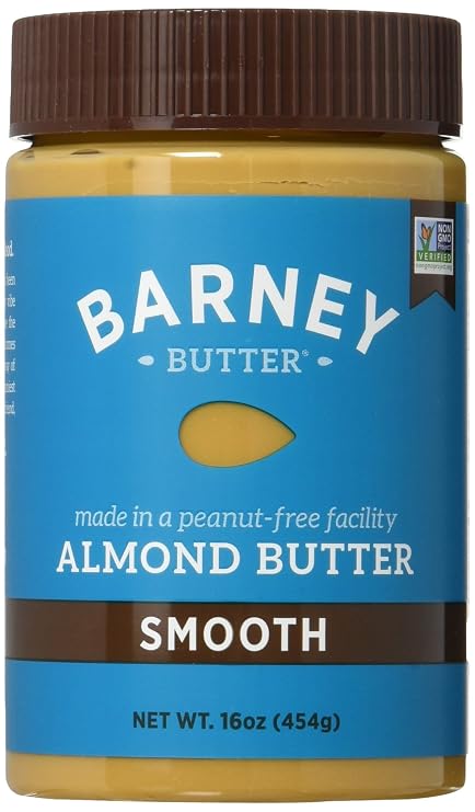 Barney Butter Almond Butter, Smooth, 16 Ounce (Pack of 3)