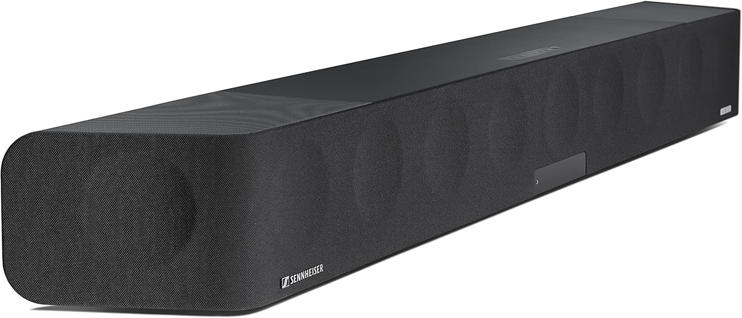 SENNHEISER AMBEO Soundbar Max - Soundbar for TV with 13 Speakers - 5.1.4 Sound Experience with Dolby Atmos &amp; DTS:X, Home Theater Audio with deep 30Hz Bass without extra Subwoofer
