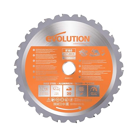RAGE Multipurpose Circular Saw Blade 185 x 20mm x 20T