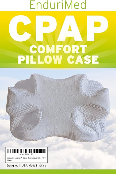 EnduriMed Pillow Case for Use CPAP Comfort Pillow - Standard White