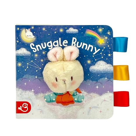 Snuggle Bunny Crinkle Puppet Book (Finger Puppet Board Book)