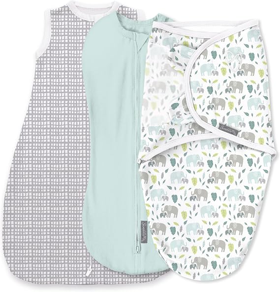 SwaddleMe by Ingenuity Comfort Pack Baby Swaddle Set - 3 Pack