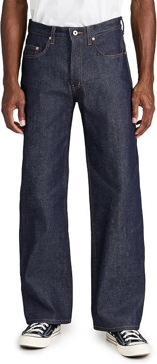 Naked & Famous Denim Men's Strong Guy Dirty Fade Selvedge Jeans