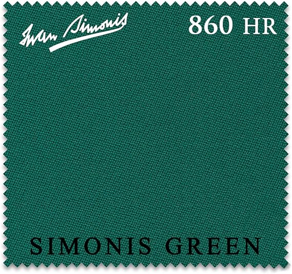 Iwan Simonis 860HR Pool Table Cloth (Simonis Green, 9 ft)