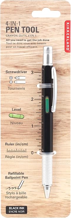 Kikkerland 4-In-1 Pen Tool (4342)