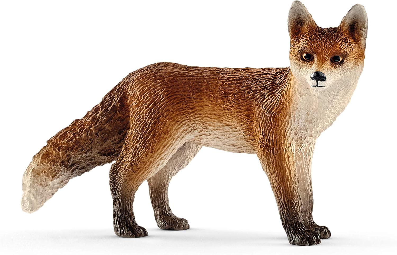 Schleich Wild Life Realistic Brown Fox Figurine - Authentic and Highly Detailed Animal Toy, Durable for Education and Fun Play, Perfect for Boys and Girls, Ages 3