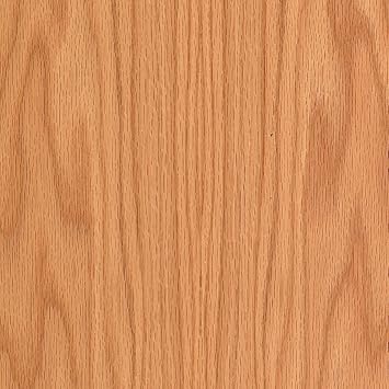 Wood-All Red Oak Wood Veneer Sheet, Plain Sliced/Flat Cut, 24x96,#34;A" Grade, 10 mil Peel and Stick PSA Backer