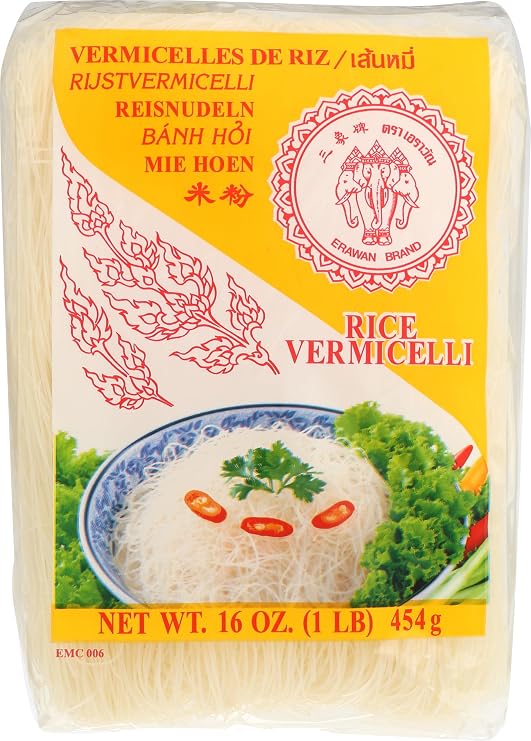 Erawan Vermicelli Rice Noodles, 16 OZ