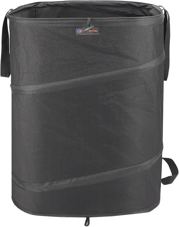 YUDI & GARDEN 46 Gallon Square Collapsible Yard Waste Bin | Collapsible Trash Can, For Collecting Weeds, Leaf, Yard and Party Waste
