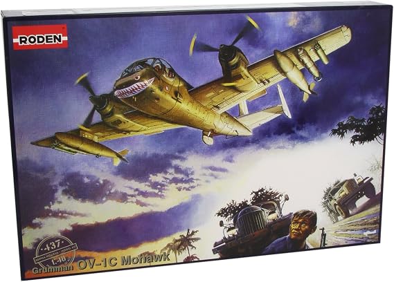 Roden OV-1C Mohawk Airplane Model Kit