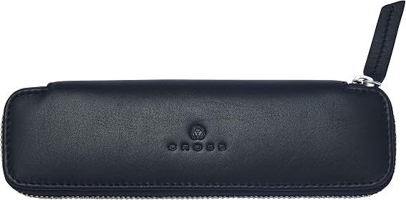 Cross Black Leather Double Pen Pouch