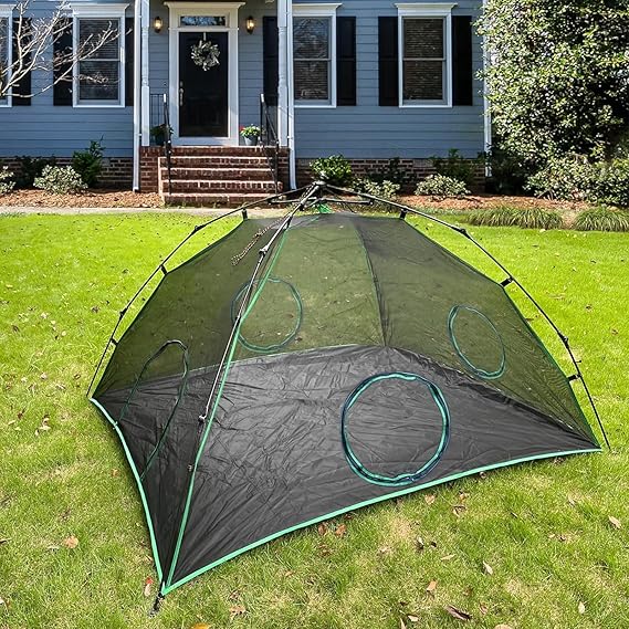 Pawtenda Dome Cat Tent with Storage Bag, Portable for Cat, Rabbit, Puppy