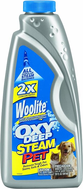 Woolite 2X Oxy Deep Steam Pet, 20 Ounces, 65Y7