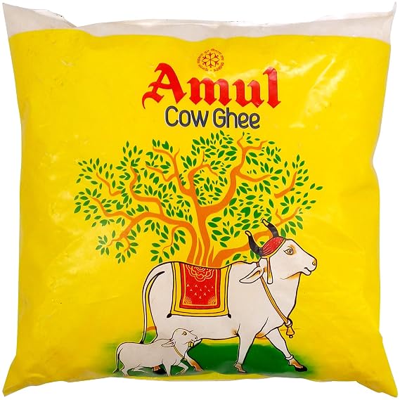 Amul Ghee - Cow, 500ml Pouch