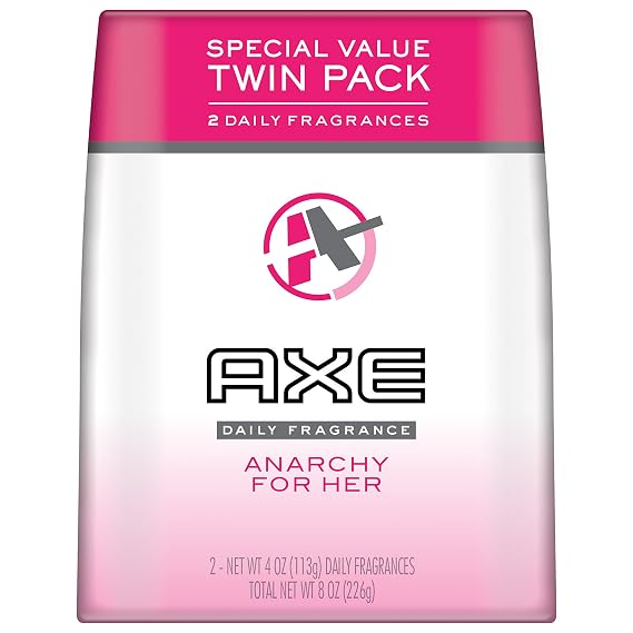 AXE Body Spray for Women, Anarchy For Her 4 oz, Twin Pack