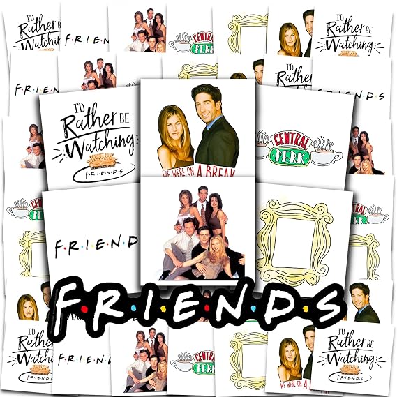 Friends Tattoos for Kids Party Favors Bundle - 72 Pc Individual Tattoos