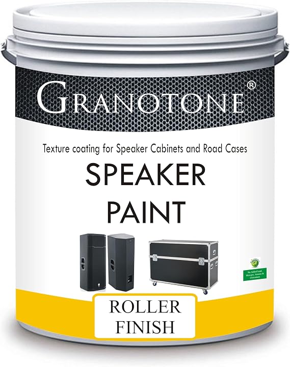 GRANOTONE Roller Grade Speaker Paint Black 1 Quart