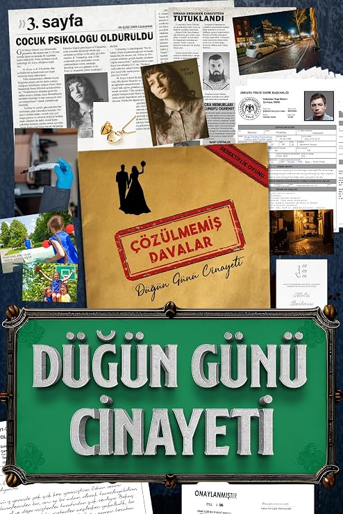 Unsolved Cases Detective Crime Solving Game Wedding Day Murder File - Mystery Puzzle Murder Solving Box Games - Finding a Murderer Detective Game - Who is the Guilty, Can You Solve the Murder? (Case-8)