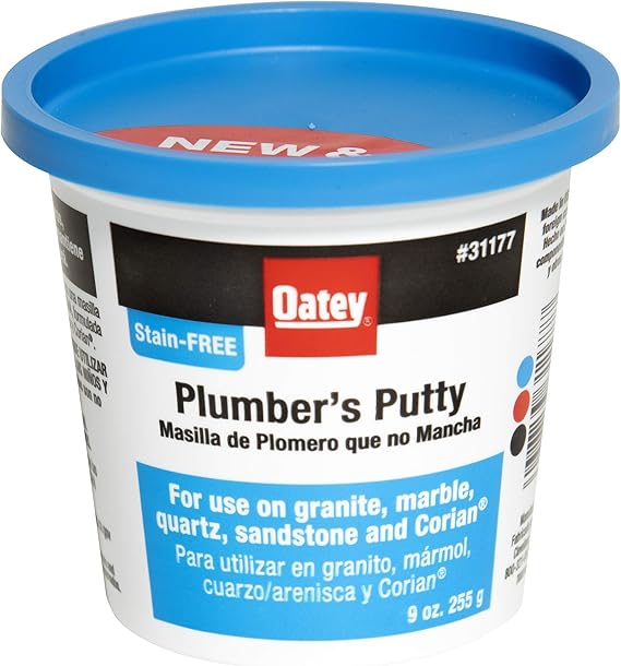 Oatey 31177 Plumbers Putty, 9 oz, White