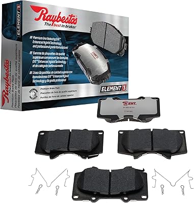 Raybestos Element3 EHT Automotive Replacement Rear Brake Pad for Selected Lexus GX460,GX470,LX450, Toyota 4Runner,FJ Cruiser,Land Cruiser,Sequoia Model Years EHT606H