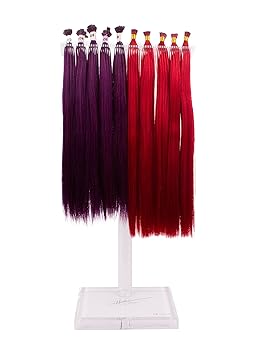 The Hair Shop EZ Stand | Portable Sturdy Rack Holder to Hold, Display, and Store Bundles and Strand by Strand for Human and Synthetic Hair Extensions at the Salon or Home