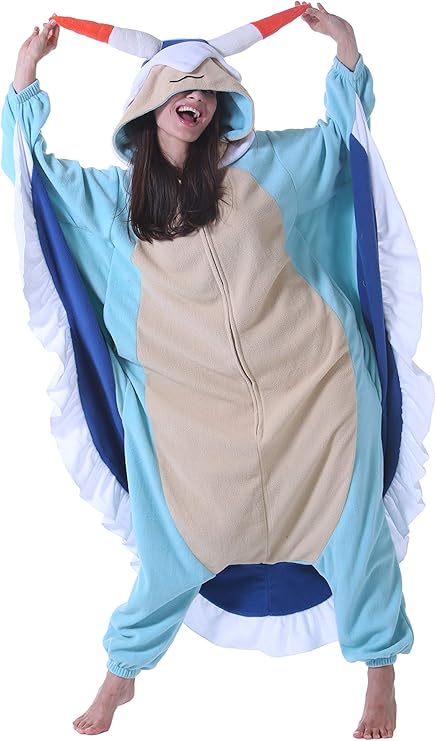 DarkCom Adult Sea Hare Onesie Women Men Pajamas Cosplay Halloween Costume | One Piece Sleepwear,Funny Onesie,Snuggle Homewear,Christmas Pajamas for Unisex Adult