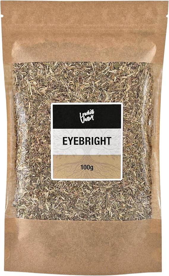 Lowhill Valley Eyebright – 100% Pure Euphrasia Rostkoviana Cut And Dried Herb – Herbal Infusion – Embrace the Power of Nature – 100g